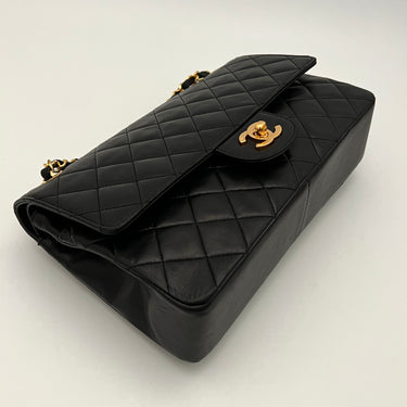 Chanel double flap black vintage ref. 8037