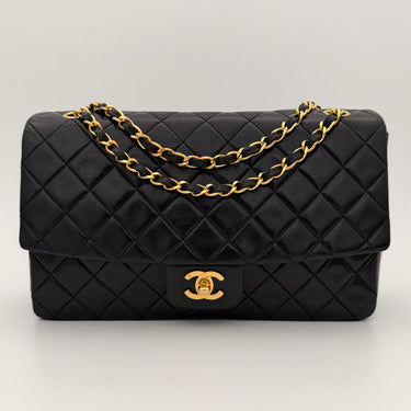 Chanel black vintage with coin purse full set ref. 8021