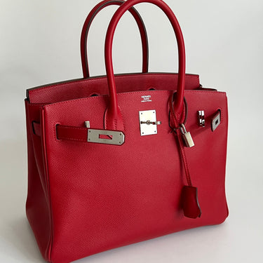 Hermès Birkin 30 red ref. 7932