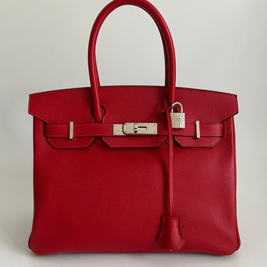 Hermès Birkin 30 red ref. 7932