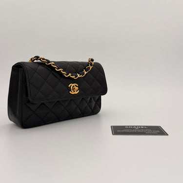 Chanel mini cute black vintage ref. 8063