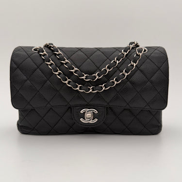 Chanel Timeless 25 black caviar